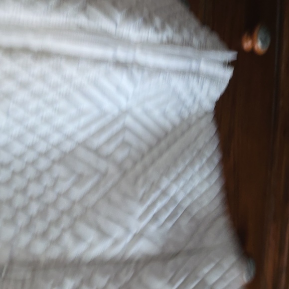 White quilted jacket. Women's size L - Picture 5 of 14